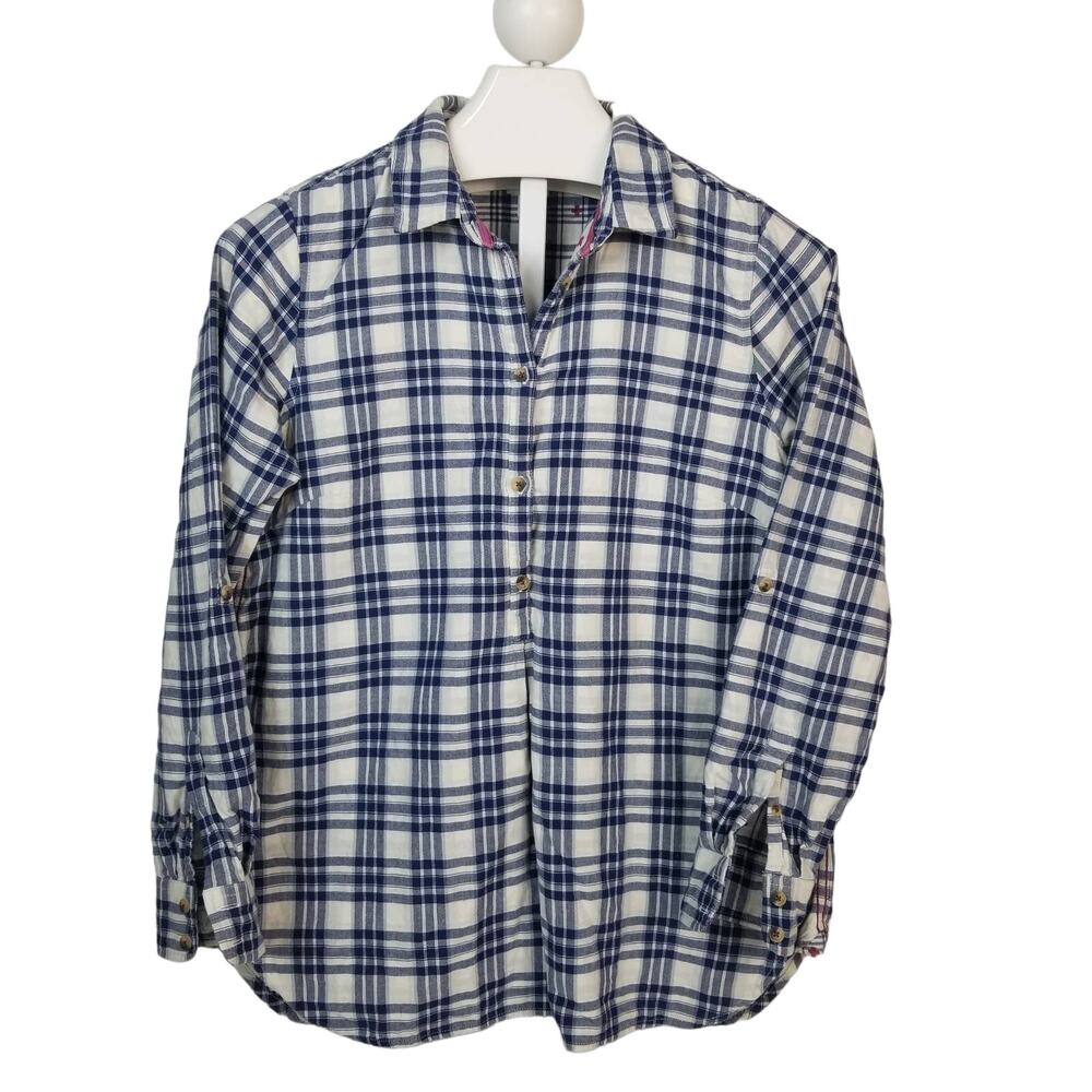 Hatley Popover Plaid Tunic Blue Large‎